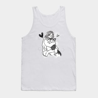 Inktober - day 6 HUSKY Tank Top